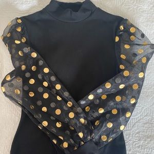 SHEIN Black Mock Turtleneck Sweater